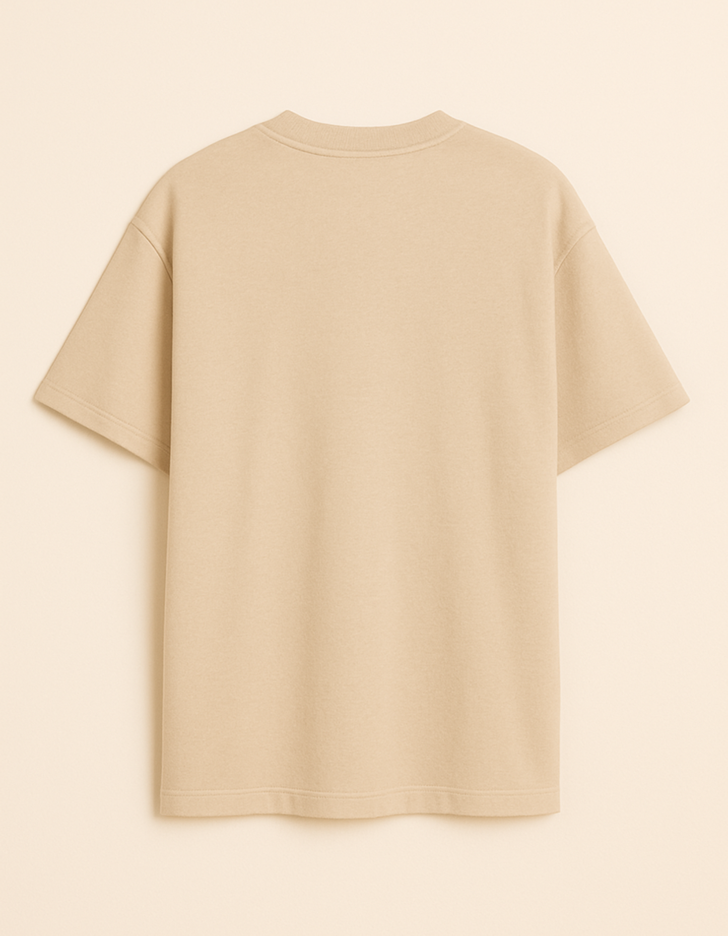 Beige colour oversize T-shirt