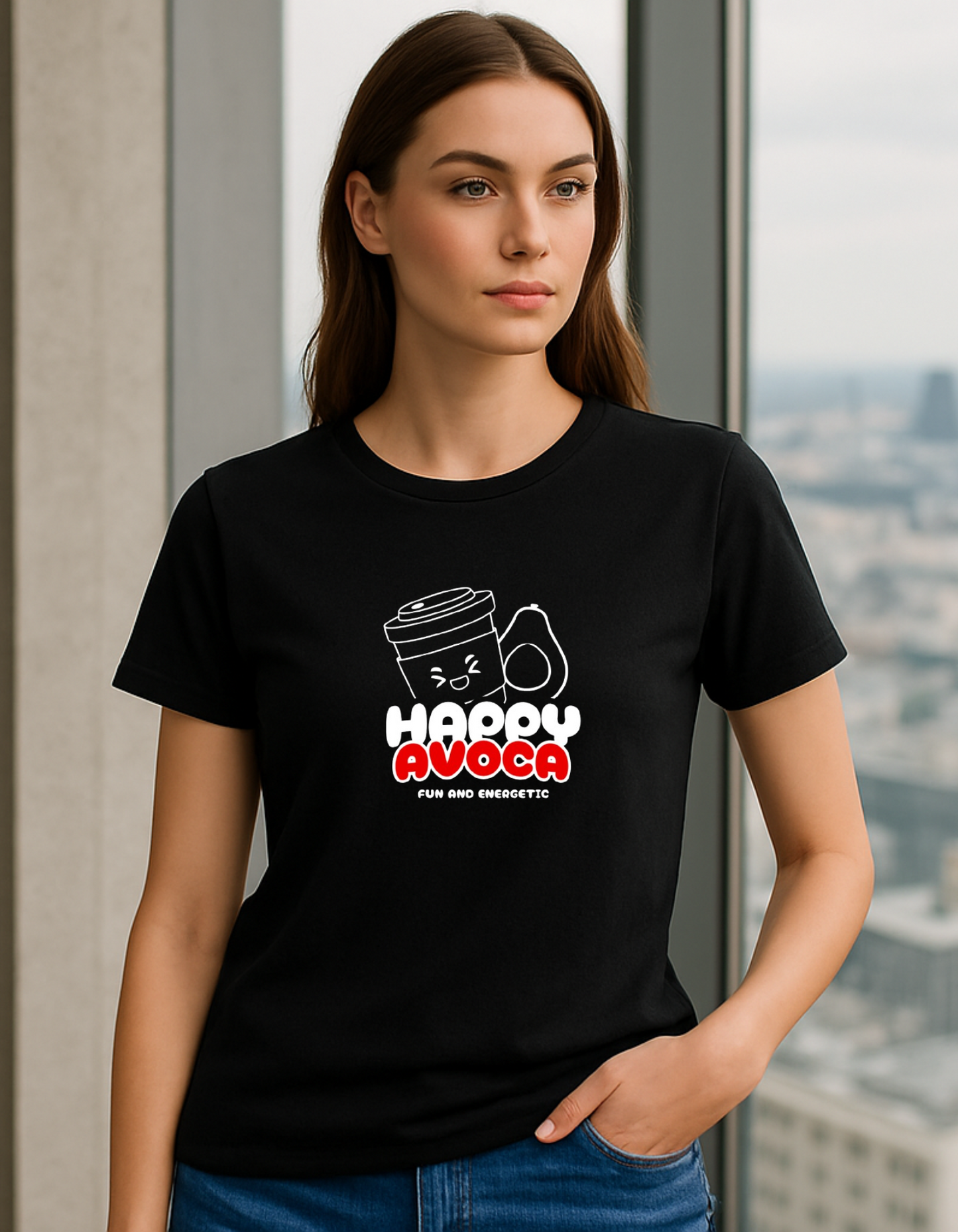 Premium black regular fit T-shirt