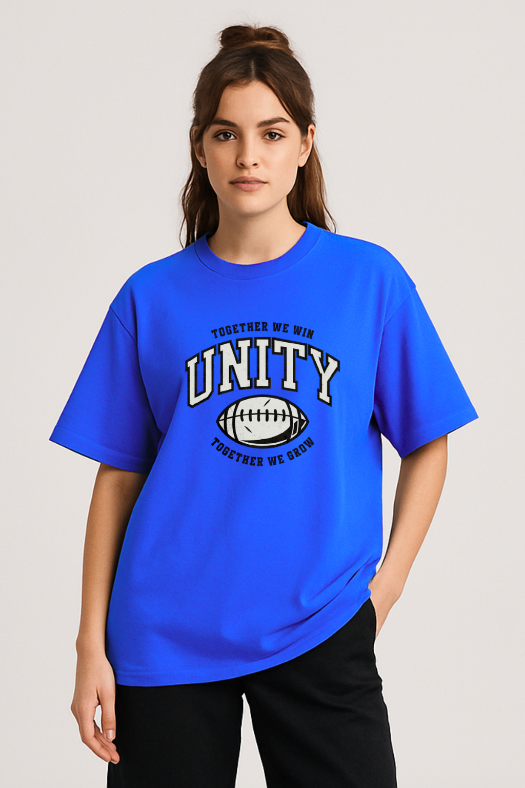 Unity Bright blue oversize T-shirt