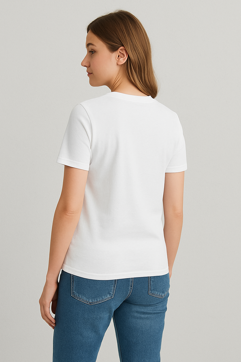 Baseline club regular fit white T-shirt