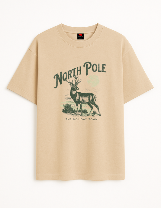 Beige colour oversize T-shirt