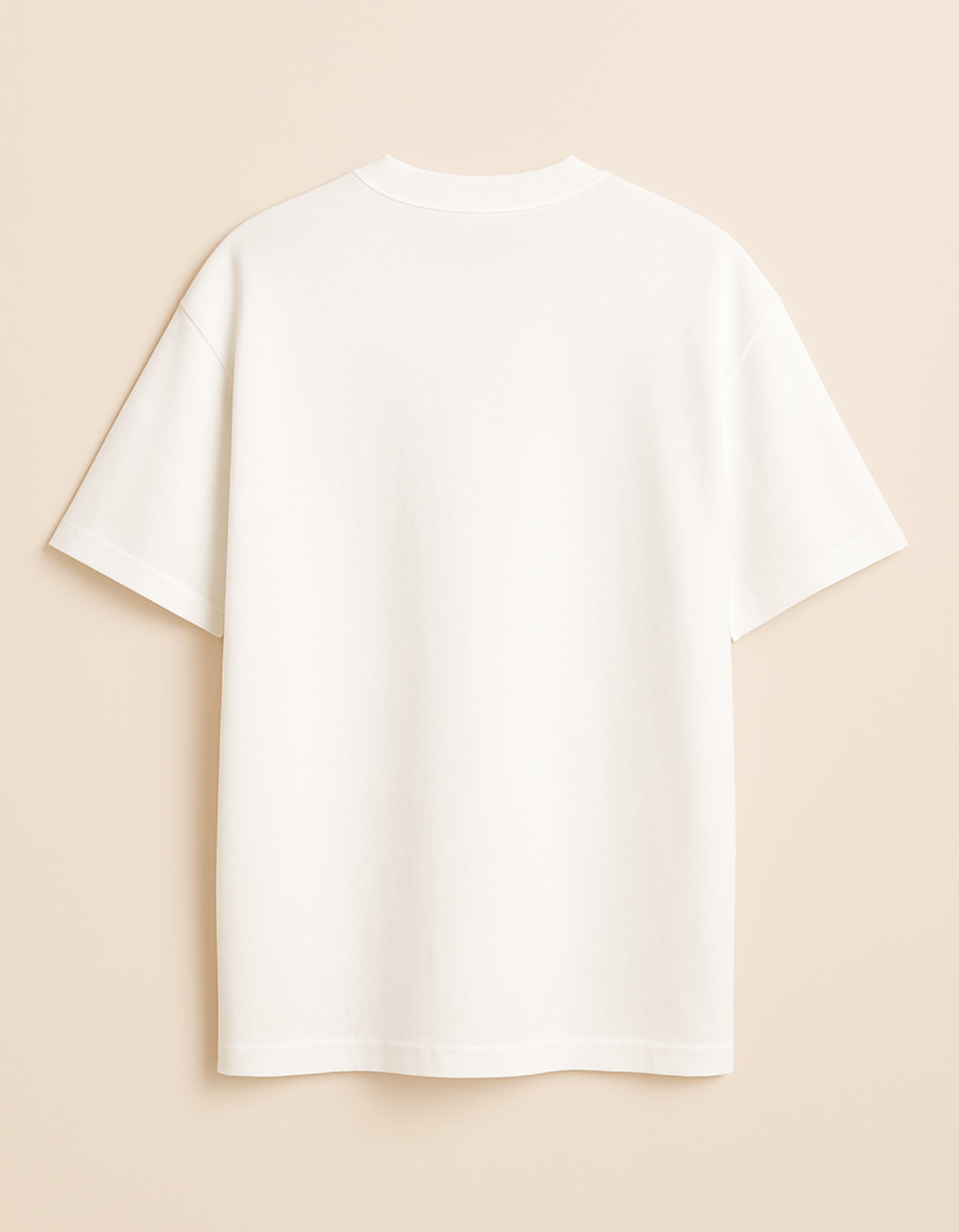 white oversize T-shirt