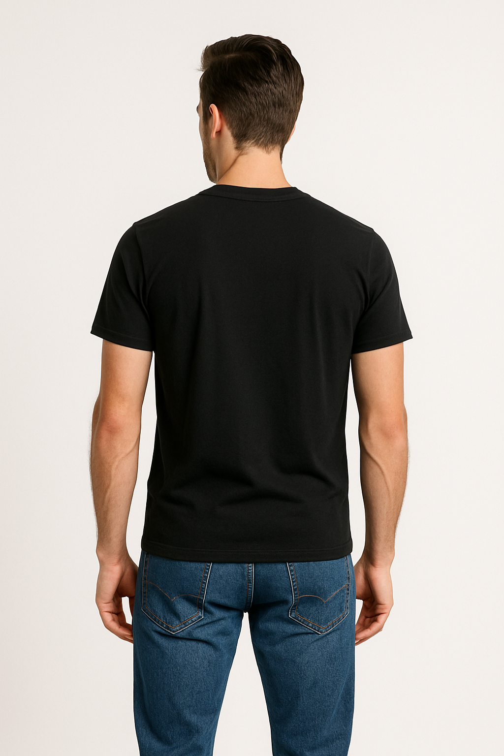 Premium black regular fit T-shirt