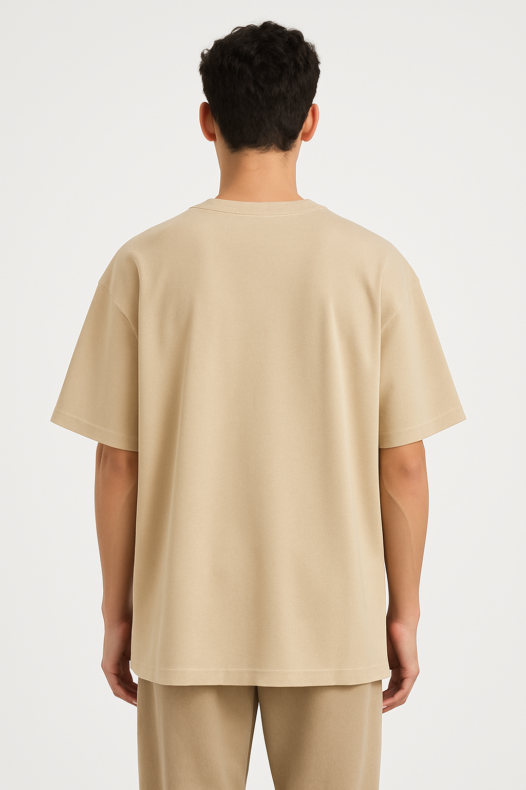 Beige colour oversize T-shirt
