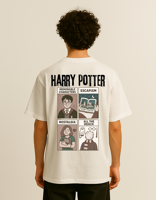 Harry potter off white oversize T-shirt