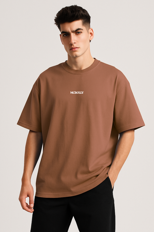 Coffee Brown premium oversize T-shirt