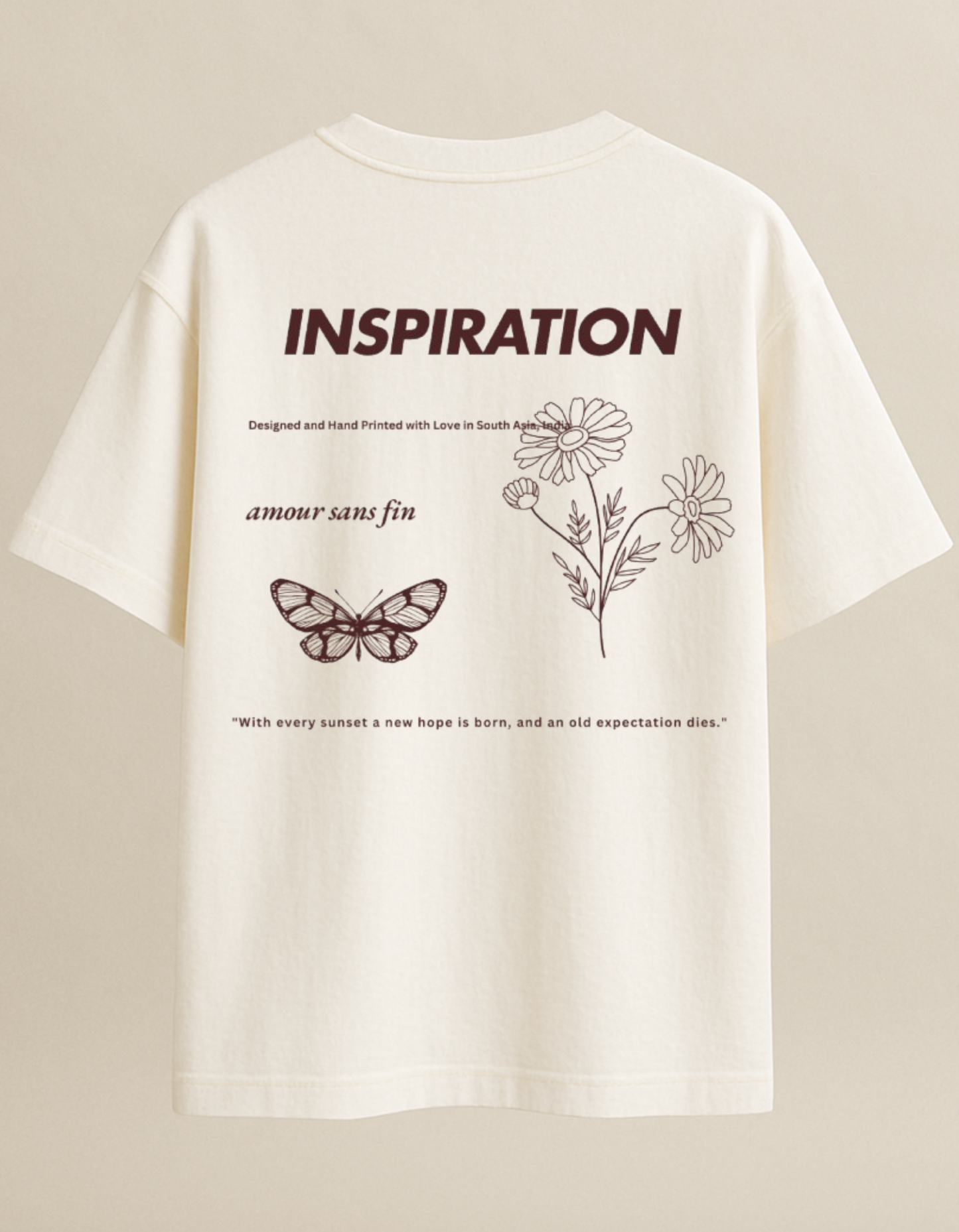 Inspiration off white oversize T-shirt