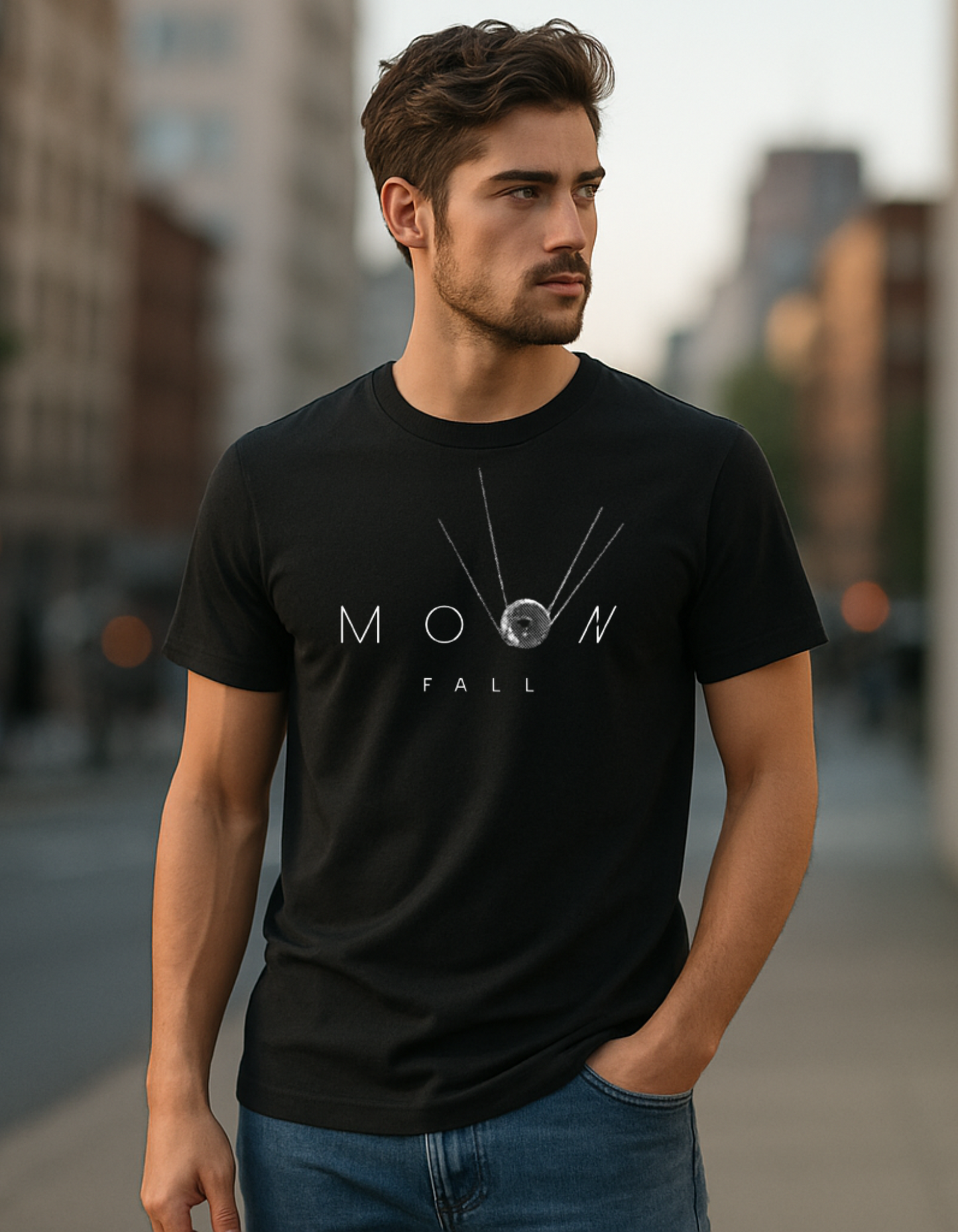 Premium black regular fit T-shirt