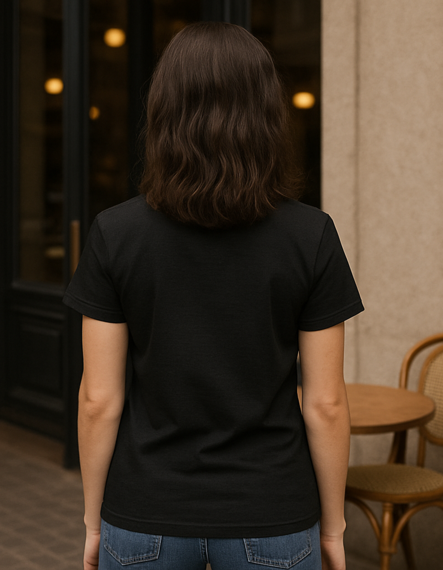 Premium black regular fit T-shirt