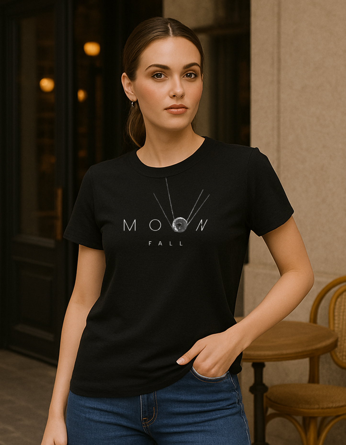 Premium black regular fit T-shirt