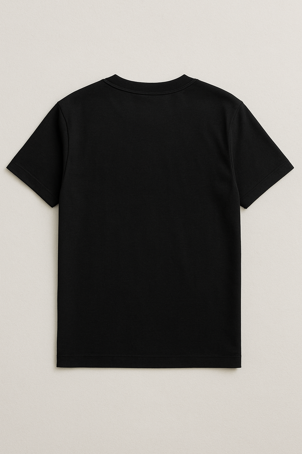 Blooming regular fit black T-shirt