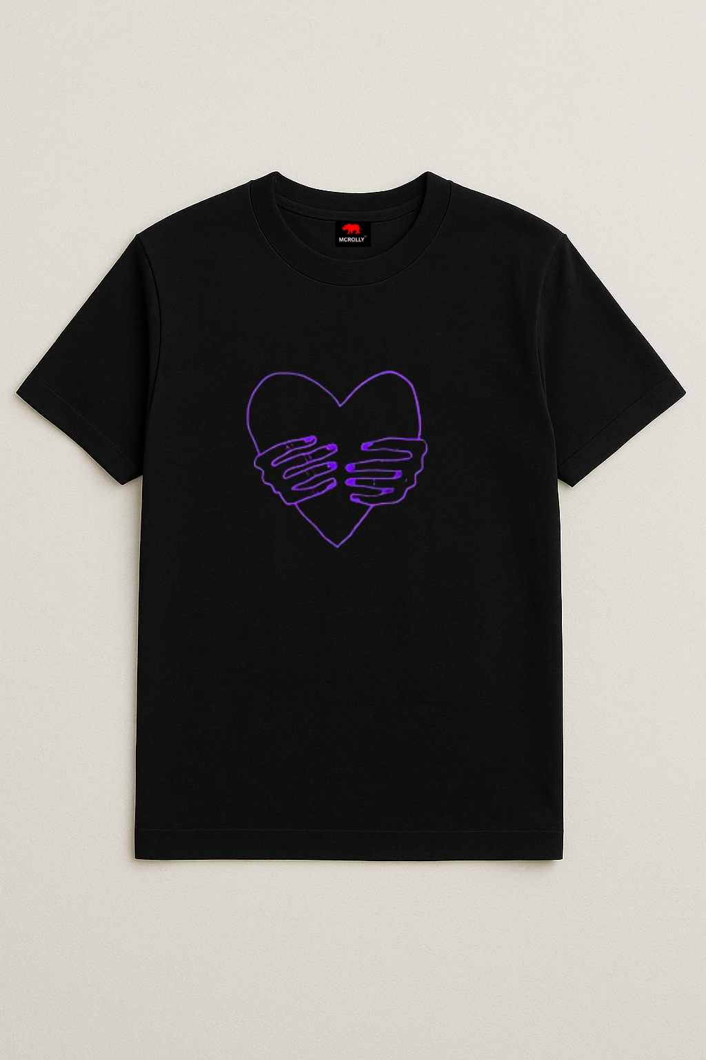 Black regular fit T-Shirt