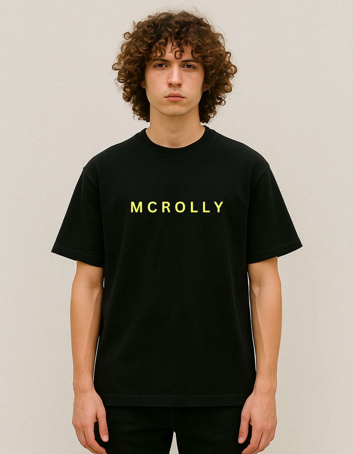 Black colour oversize T-shirt