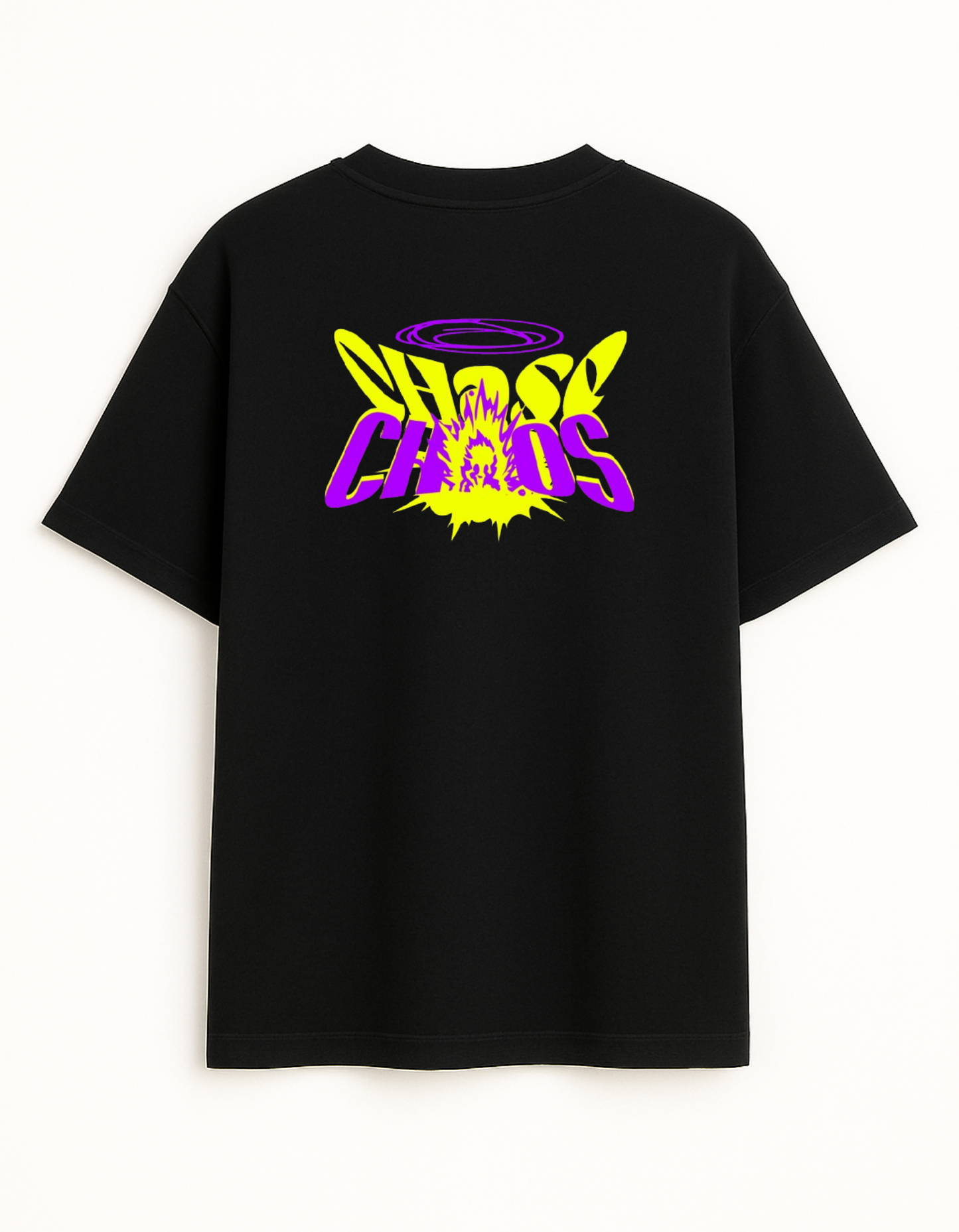 Black colour oversize T-shirt