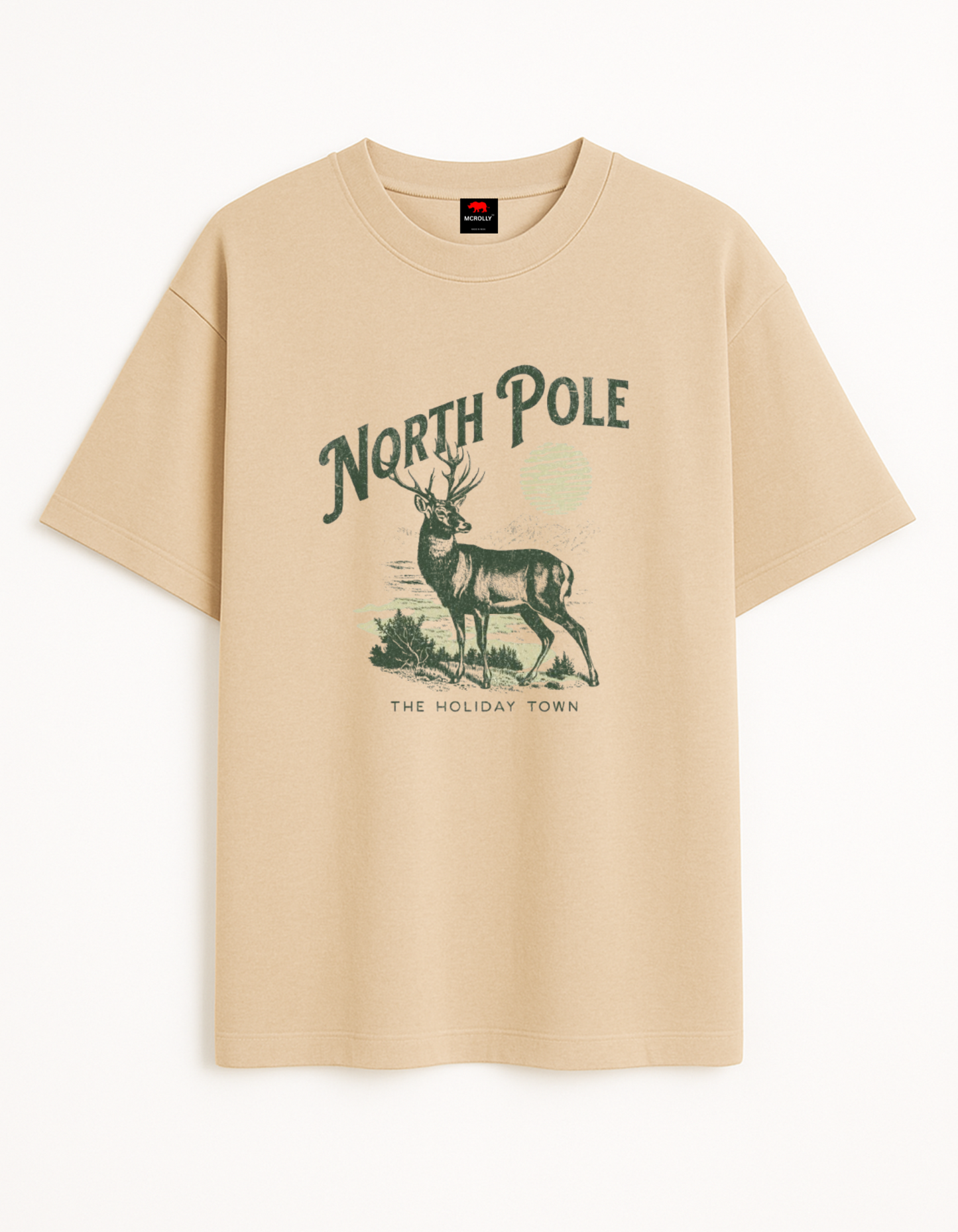 Beige colour oversize T-shirt