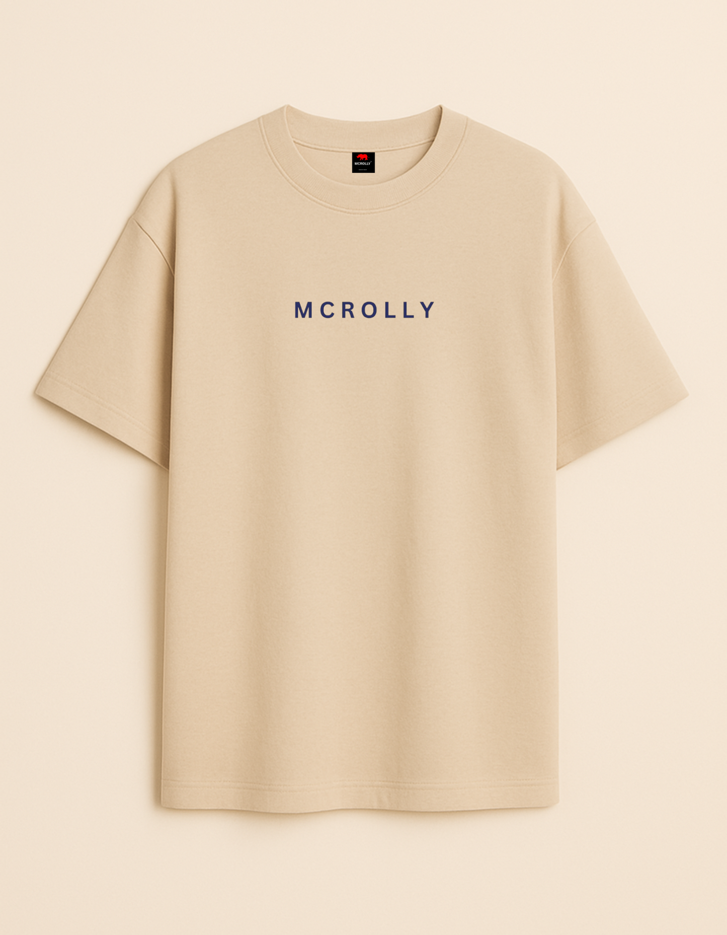 Galaxy beige colour oversize T-shirt