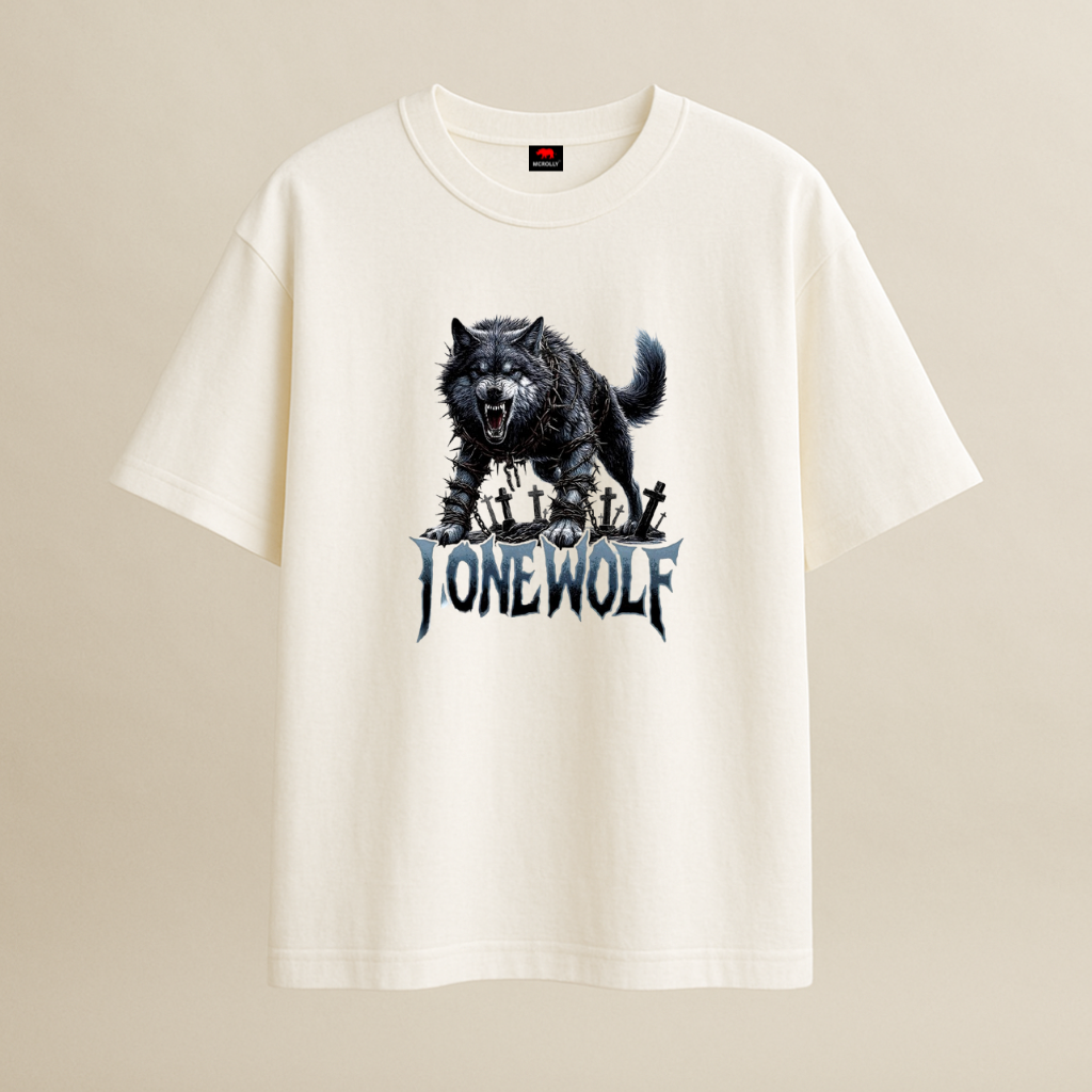 Lonewolaf off white oversize T-shirt